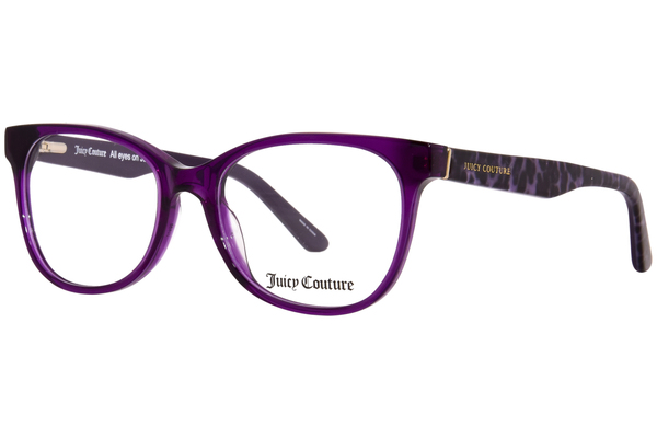 Juicy Couture JU-302 Eyeglasses Youth Kids Girl's Full Rim Square Shape