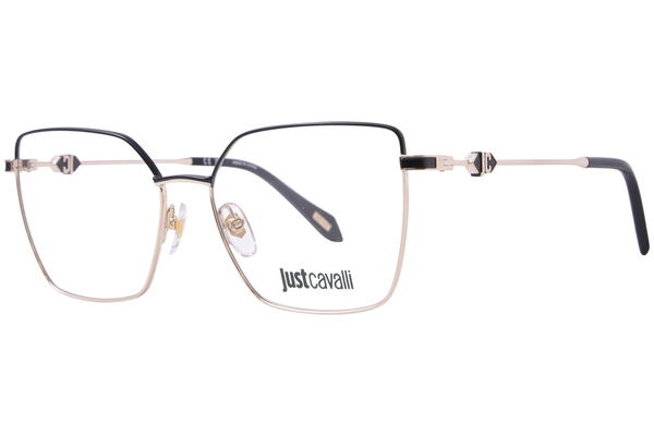  Just Cavalli VJC013 Eyeglasses Women's Full Rim Cat Eye 