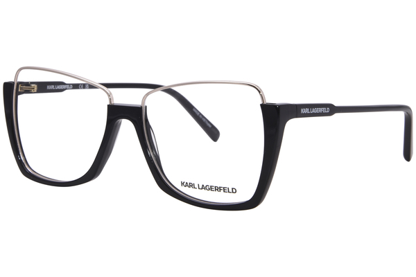  Karl Lagerfeld KL355 Eyeglasses Women's Full Rim Rectangle Shape 