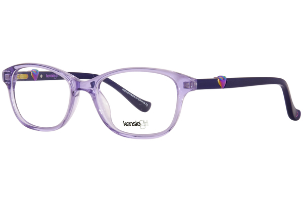 Kensie Humor Eyeglasses Youth Girl's Full Rim Rectangle Shape