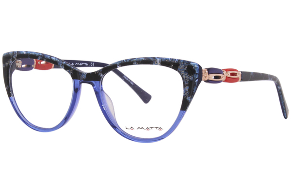  La Matta LM3312-3 Eyeglasses Women's Full Rim Cat Eye 