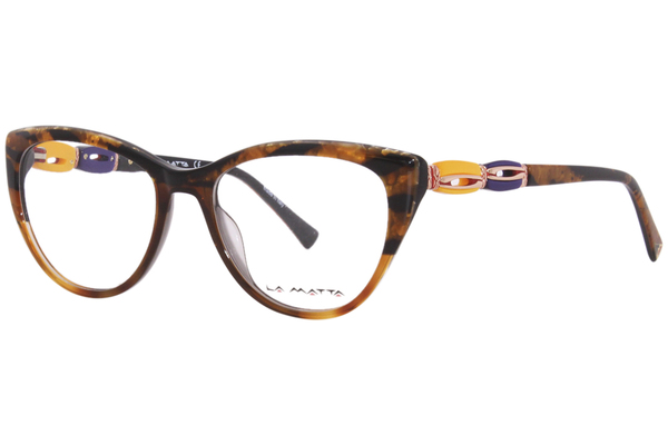 La Matta LM3312-3 Eyeglasses Women's Full Rim Cat Eye