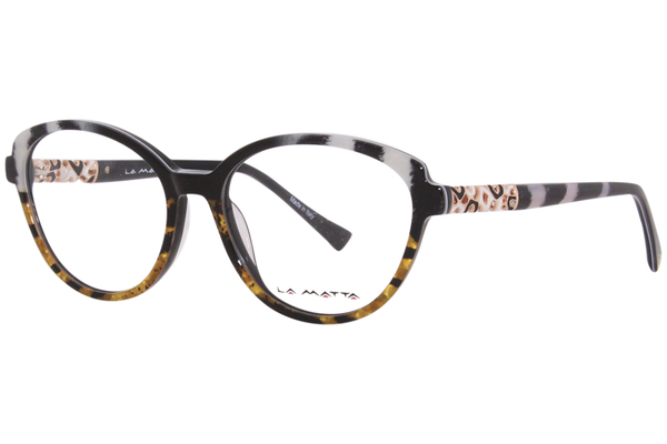 La Matta LM3343-3 Eyeglasses Women's Full Rim Oval Shape