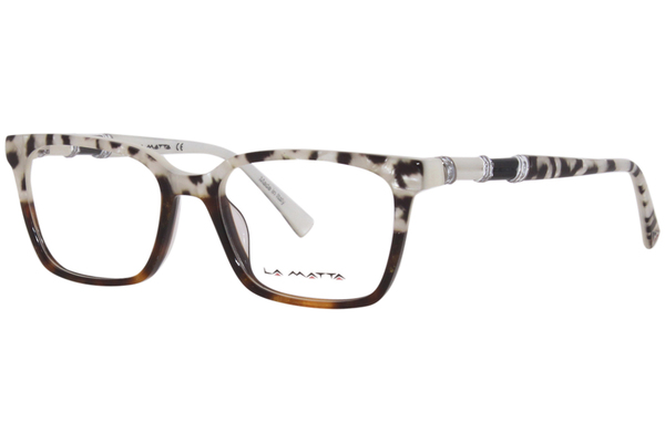  La Matta LMV3321-2 Eyeglasses Women's Full Rim Rectangle Shape 