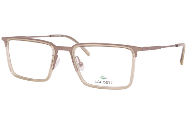  Lacoste L2263 Eyeglasses Men's Full Rim Rectangular Optical Frame 