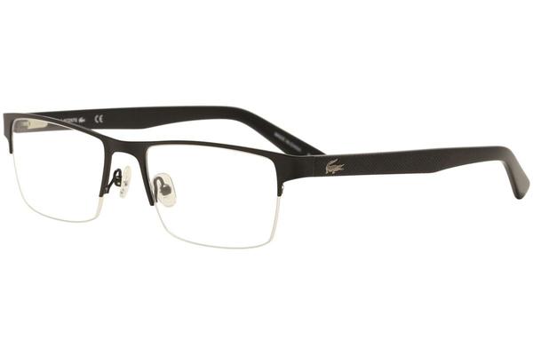  Lacoste L2237 Eyeglasses Men's Full Rim Rectangle Shape 