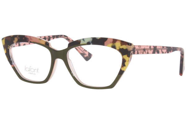  Lafont Paris Girl Eyeglasses Women's Full Rim Rectangle Shape 