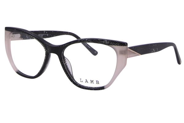 L.A.M.B. LA116 Eyeglasses Women's Full Rim Cat Eye