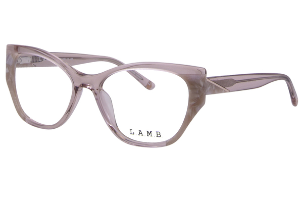 L.A.M.B. LA116 Eyeglasses Women's Full Rim Cat Eye