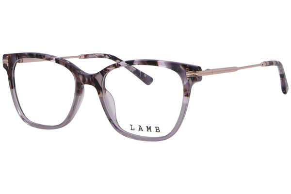  L.A.M.B. LA123 Eyeglasses Women's Full Rim Square Shape 