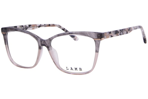 L.A.M.B. LA129 Eyeglasses Women's Full Rim Oval Shape