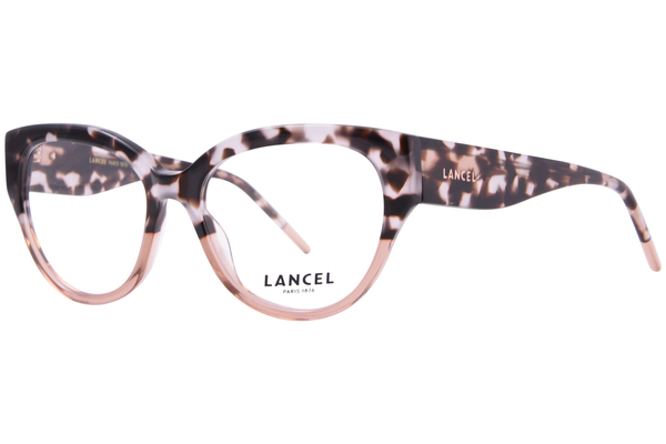 Lancel LA-90037 Eyeglasses Women's Full Rim Rectangle Shape