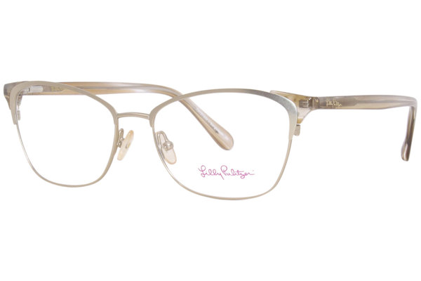  Lilly Pulitzer Belina Eyeglasses Women's Full Rim Cat Eye 