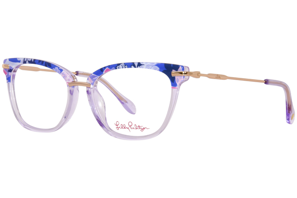  Lilly Pulitzer Brightlee Mini Eyeglasses Youth Girl's Full Rim Square Shape 