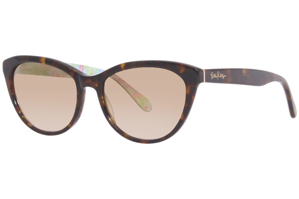  Lilly Pulitzer Havana Sunglasses Women's Cat Eye 