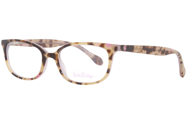  Lilly Pulitzer Hennie Eyeglasses Frame Women's Full Rim Cat Eye 