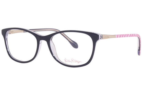  Lilly Pulitzer Landry Eyeglasses Women's Full Rim Oval Shape 