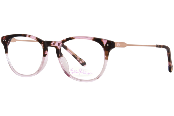  Lilly Pulitzer Lindy Mini Eyeglasses Youth Girl's Full Rim Oval Shape 