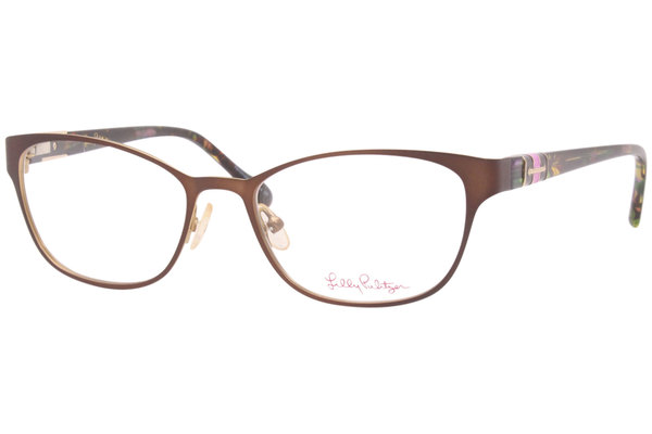 Lilly Pulitzer Palmetto Eyeglasses Women's Full Rim Cat Eye Optical Frame