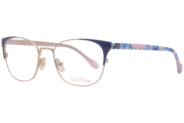  Lilly Pulitzer Posey Eyeglasses Women's Full Rim Square Optical Frame 