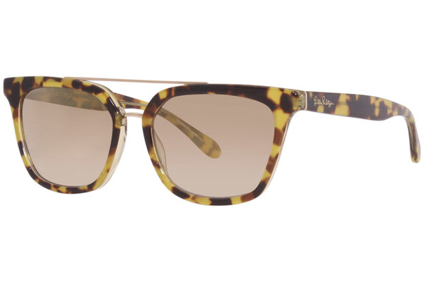  Lilly Pulitzer Positano Sunglasses Women's Square Shape 