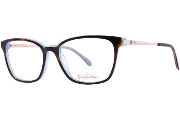 Lilly Pulitzer Rossi Eyeglasses Women's Full Rim Rectangle Shape