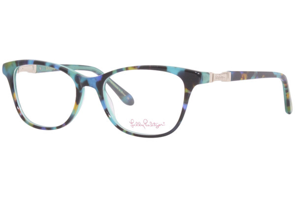 Lilly Pulitzer Willow Eyeglasses Women's Full Rim Rectangle Shape