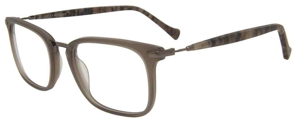 Lucky Brand D414 Eyeglasses Men's Full Rim Rectangle Shape