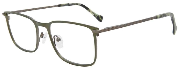 Lucky Brand VLBD317 Eyeglasses Men's Full Rim Rectangle Shape