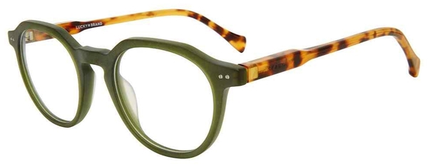 Lucky Brand VLBD422 Eyeglasses Men's Full Rim Rectangle Shape