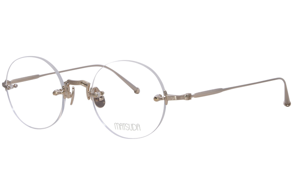 Matsuda M3105 Eyeglasses Men's Rimless Round Optical Frame