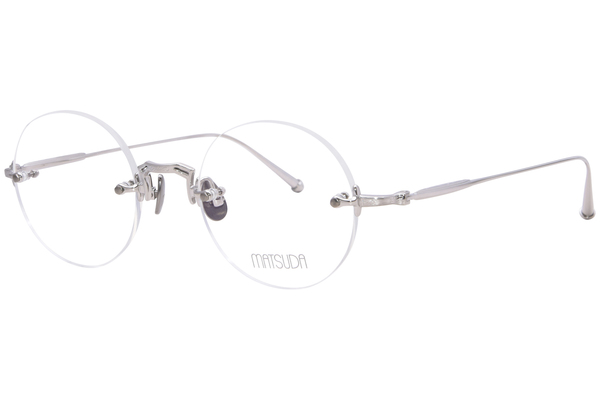 Matsuda M3105 Eyeglasses Men's Rimless Round Optical Frame