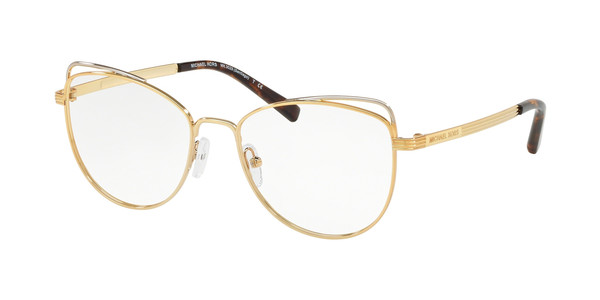 Michael Kors Eyeglasses Women's Santiago MK3025 1212 Light Gold 53-17-135mm  