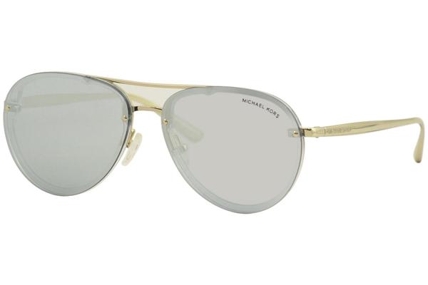 Michael Kors Women's Abilene MK2101 MK/2101 35786J Clear/Gold Sunglasses  60mm 