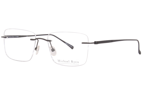  Michael Ryen MR-356 Eyeglasses Men's Rimless Square Shape 