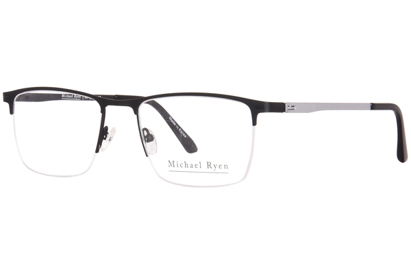  Michael Ryen MR-400 Eyeglasses Men's Semi Rim Square Shape 