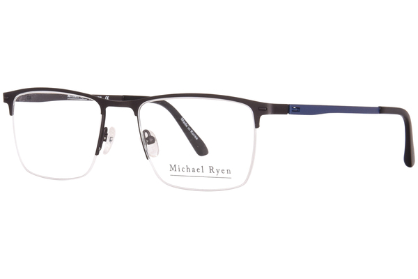  Michael Ryen MR-400 Eyeglasses Men's Semi Rim Square Shape 