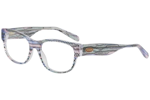  Missoni Women's Eyeglasses MI334V MI/334/V Full Rim Optical Frame 