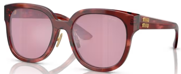  Miu Miu MU 01ZS Sunglasses Women's Square Shape 