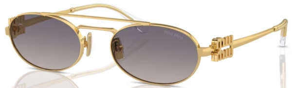  Miu Miu MU 54ZS Sunglasses Women's Oval Shape 