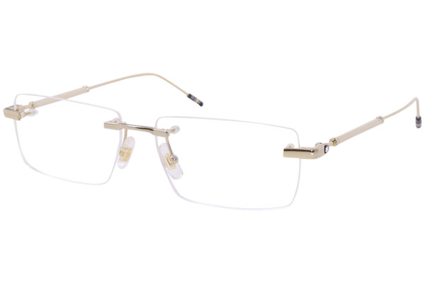  Mont Blanc Established MB0112O Eyeglasses Men's Rimless Optical Frame 