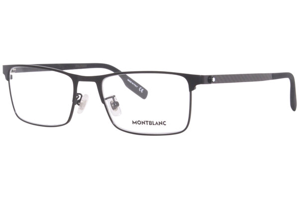  Mont Blanc MB0187O Eyeglasses Men's Full Rim Rectangle Shape 