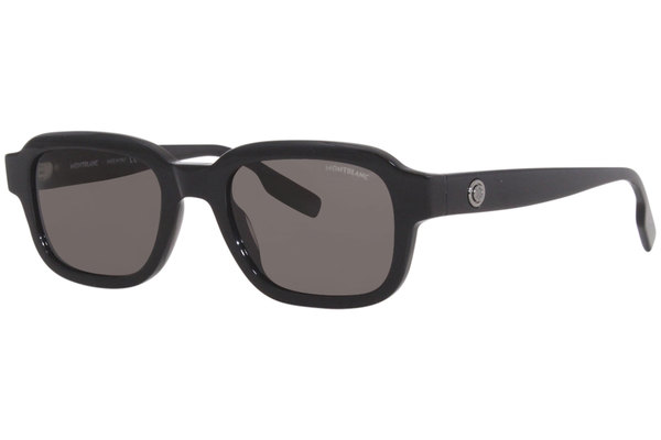  Mont Blanc MB0201S Sunglasses Men's Rectangle Shape 