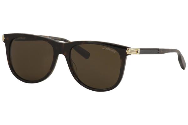  Mont Blanc Men's MB0031S MB/0031/S Square Sunglasses 