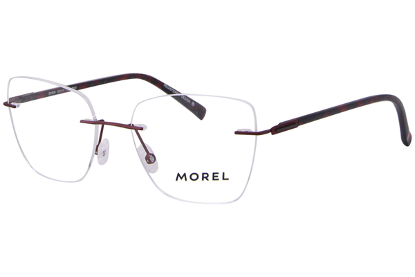  Morel 20160K Eyeglasses Women's Rimless Rectangle Shape 