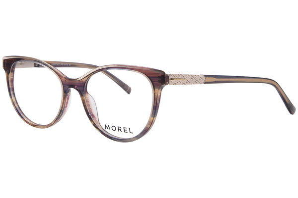  Morel Albertine-3 Eyeglasses Women's Full Rim Cat Eye 