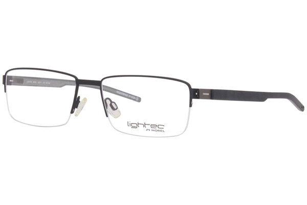  Morel Lightec 2829S Eyeglasses Frame Men's Semi Rim Rectangular 