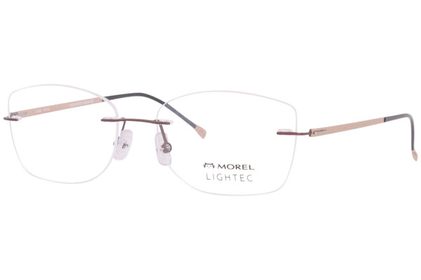  Morel Lightec 30098L Eyeglasses Frame Women's Rimless Cat Eye 