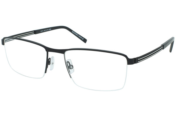 Morel Lightec 30171L Men's Eyeglasses Half Rim Rectangular Optical Frame