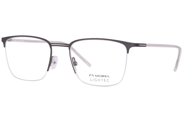  Morel Lightec 30248L Eyeglasses Frame Men's Semi Rim Square 